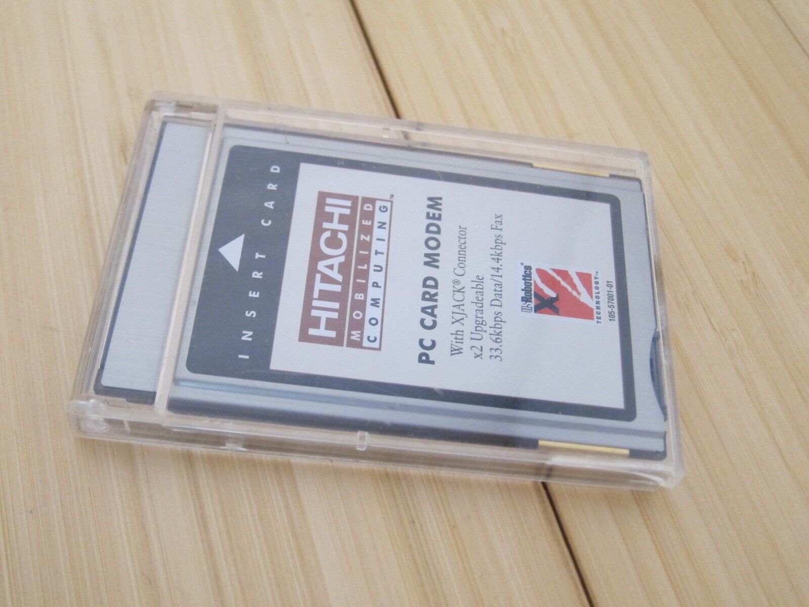Compact Pcm Cia Fax Modem 3Com US USR Robotics XJ1336 For Notebook XJack - $14.01