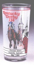 1988 - 114th Kentucky Derby Glass in MINT Condition - WINNING COLORS - $220.06 MXN