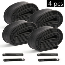 4X 24&quot; Inch Inner Bike Tube 24 X 1.75 - 2.125 Bicycle Rubber Tire Interi... - £29.09 GBP