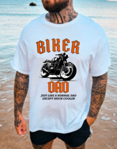 Biker Dad Graphic Tee T-Shirt for Men, Fathers, Motorcycle, Harley Davidson - £18.80 GBP+
