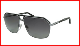 ZILLI Sunglasses Titanium Acetate Leather Polarized France Handmade ZI 65049 C03 - £673.30 GBP