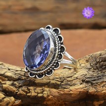 Iolite Gemstone 925 Sterling Silver Ring Handmade Jewelry All Size - £5.86 GBP