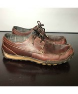DR Scholl's Men "Go Play" Sz 9 M, Leather Brown Outback Casual Comfort S... - $17.82