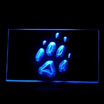 210233B Beware caution nature Bear paw Danger positioned security LED Light Sign - £17.22 GBP