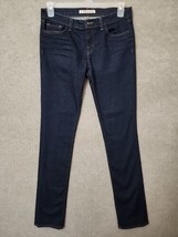 J Brand Skinny Jeans Womens 29 Blue Dark Wash Stretch FLAW - £23.36 GBP