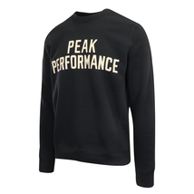 Peak Performance Men&#39;s Sweatshirt Navy Block Letters Long Sleeve (S02) - £13.02 GBP