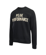 Peak Performance Men&#39;s Sweatshirt Navy Block Letters Long Sleeve (S02) - £13.11 GBP