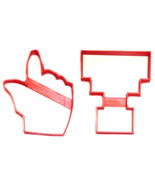 Texas Tech Raiders TTU Athletics Set Of 2 Cookie Cutters Made in USA PR1252 - $5.47 CAD