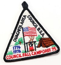 Vintage 1975 Ouachita Area Council Fall Camporee Boy Scouts America Camp Patch - £8.78 GBP