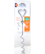 New Top Paw Dog Spiral Stake 18 inch Large - 100 lb Dogs Metal Triangle ... - €12,31 EUR