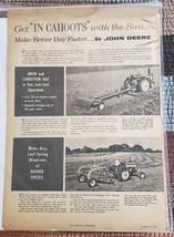 Vintage 1959 John Deere  hay machines Magazine Ad 2 pieces - £18.36 GBP