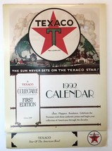 Vintage Texaco Star 1992 Calendar Through The Decades Gas &amp; Oil  UNUSED - $15.00