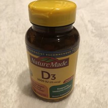 Nature made vitamin  D3 100O IU (300 tablets) exp 10/2025 &amp; 08/2026 - $6.93