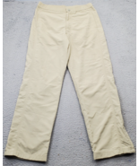 L.L. Bean Hiking Pants Mens Small Brown Thermal Lined Ankle Slit Elastic... - $37.40 CAD