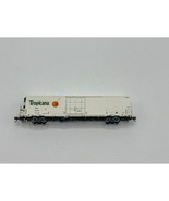 Atlas N Scale Tropicana Orange Juice Freight Car 64&#39; Trinity Reefer #3244 - $43.66