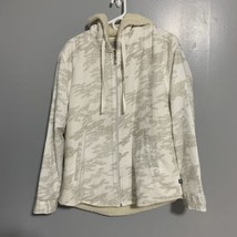 Ocean&amp;Coast Jacket WomenWinter White Full Zip Sweatshirt Long Sleeve Size L - $13.15