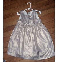 Toddler Gymboree dress 4 metallic sleeveless - $7.56