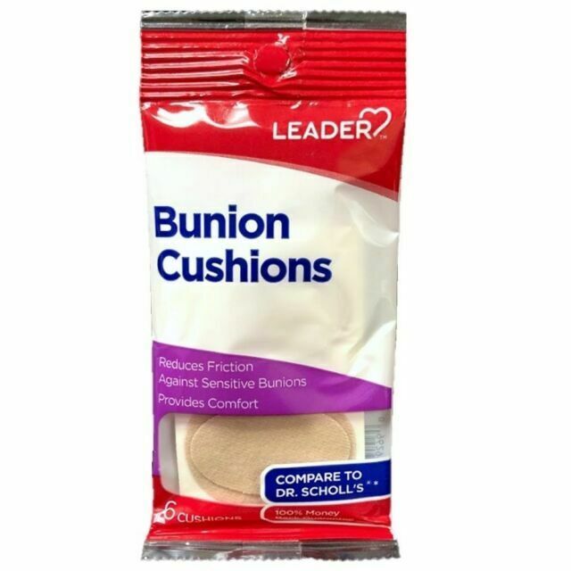 Leader Bunion Cushions, 6 ea. Dual Cushioning Layer Eases Pain, High Qua... - $4.85