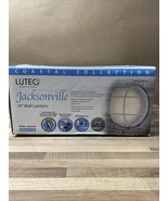 LUTEC Coastal Jacksonville White Integrated LED Bulkhead Wall Lantern 92... - $17.94