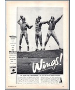 1950s Wings Shirts For Men PRINT AD Football Don Heinrich, Charlie Coner... - £6.25 GBP