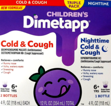 Children&#39;s Dimetapp Cold &amp; Cough Day/Night 12 Fl Oz EXP 04/2026 - $21.87