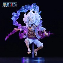 Anime One Piece Figure Monkey D. Luffy Gear 5th Sun God Nika Action Figu... - £7.96 GBP