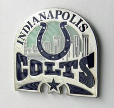 Indianapolis Colts Skyline Nfl Football Metal Enamel Lapel Pin Badge 1.25 Inches - $5.94