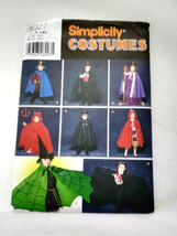 Simplicity 5927 Child Size S M L King Magician Vampire Costume Pattern Uncut - £10.24 GBP