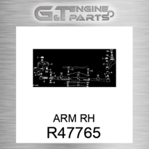 R47765 ARM RH fits JOHN DEERE (New OEM) - £68.07 GBP