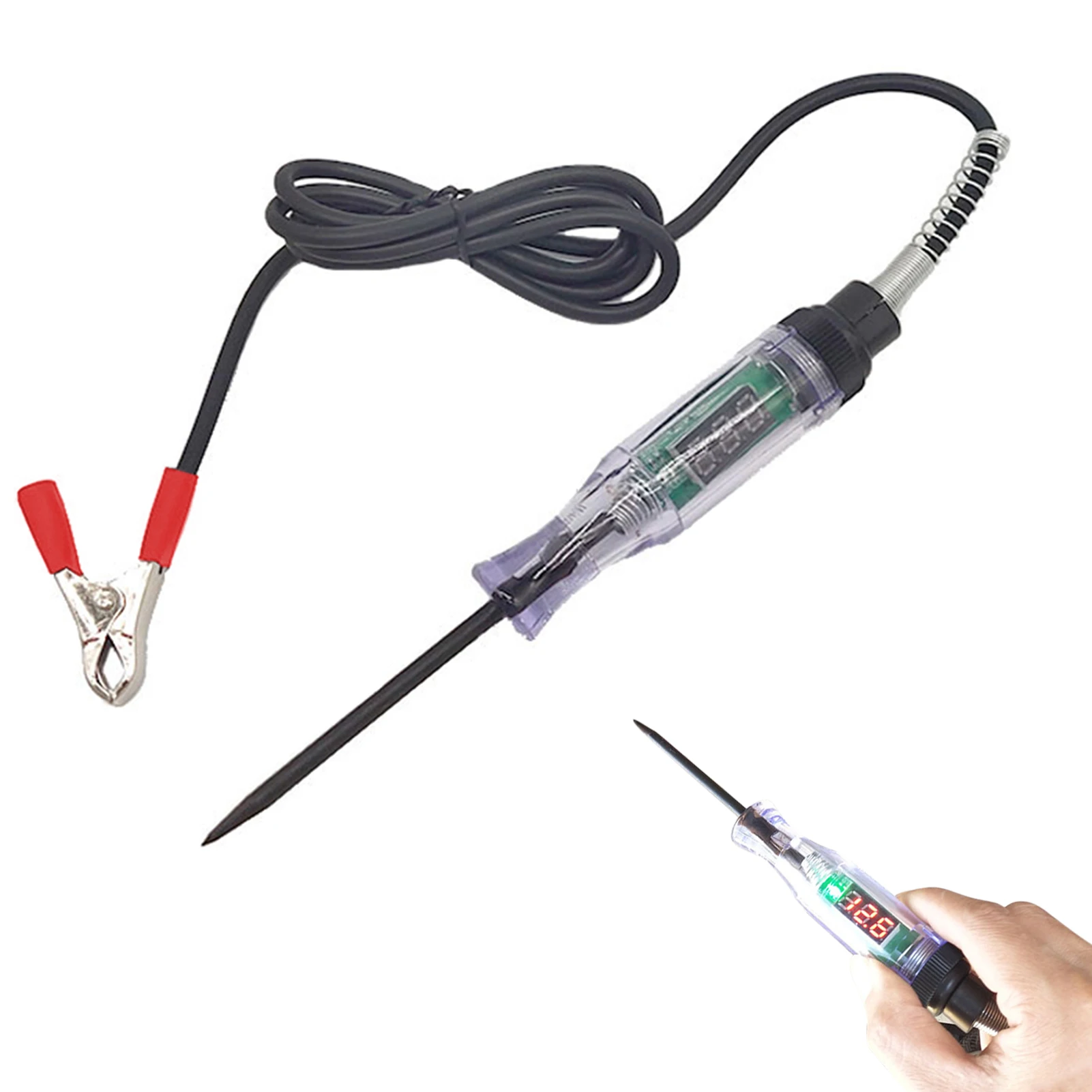 3-48 V Durable Automotive Electric Circuit Tester Digital Light Probe Test Pen F - £80.95 GBP