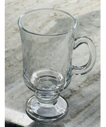 Irish Coffee Mugs Footed/Handed Clear Glass/Mug  10oz-Brand New-SHIPS N ... - $14.87 CAD