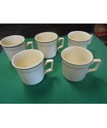 KENSINGTON Staffordshire Ironstone England-SOMERSET- Set of 5 MUGS - £12.10 GBP