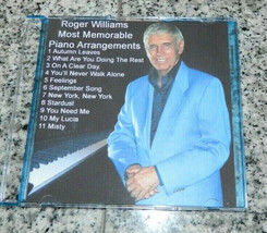 Roger Williams Memorable Arrangements for Player Piano Choose CD Floppy ... - $24.95