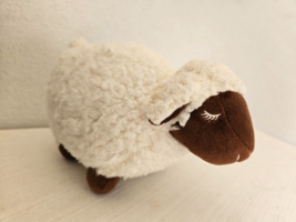 Bath and Body Works Lambie Lamb Plush Stuffed Animal Ivory White Brown Face - £13.27 GBP