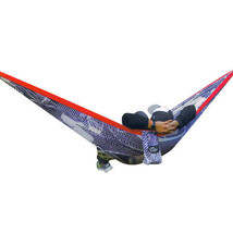 Castaway Travel Hammocks Double Travel Hammock with Tree Straps Red/Whit... - £28.92 GBP