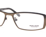 MORE &amp; MORE 50207 160 Gold Black UNIQUE RARE EYEGLASSES 51-16-135mm Germany - $94.08
