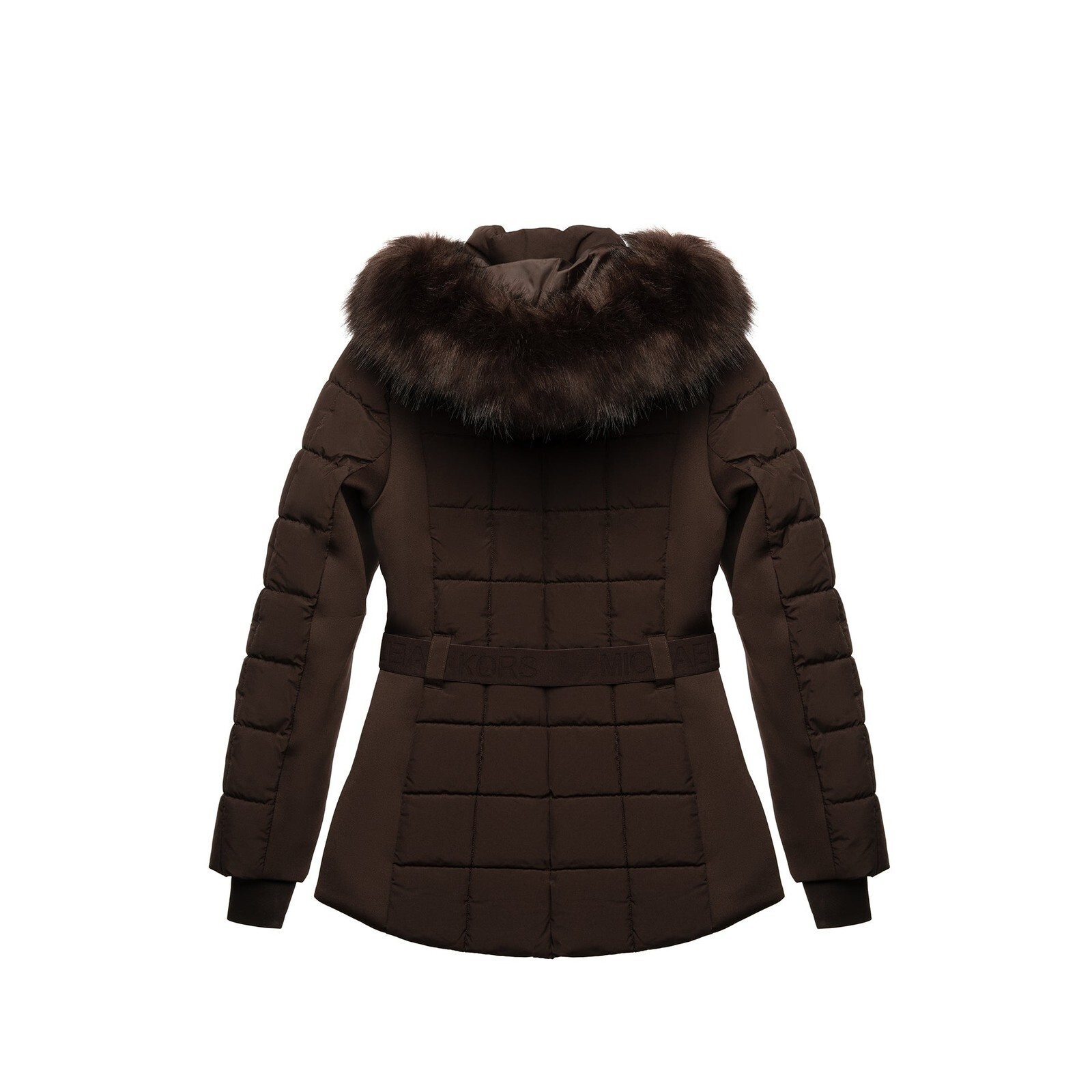 Michael Michael Kors Women's Active Belted Mix Media Jacket Item image 2