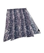 G by Giuliana Snakeskin Print Scarf Wrap Shawl Purple Gray Lightweight 7... - $16.20