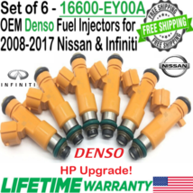 Genuine Denso 6Pcs HP Upgrade Fuel Injectors for 2008-2013 Infiniti G37 3.7L V6 - £118.36 GBP