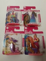 Lot Of 4 Mattel Barbie Cake Toppers Party Favors Brand New Factory Sealed Lot #3 - £7.90 GBP