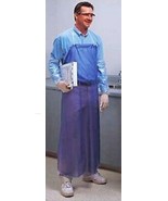 PROTECTIVE Full BIB APRON Blue Vinyl 49&quot; L x 33&quot; W 6 Mil CPP ANSELL 56-0... - €15,63 EUR