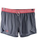 Under Armour Womens Shorts Pink Gray Athletic Short Pants Drawstring Med... - $450.36 MXN