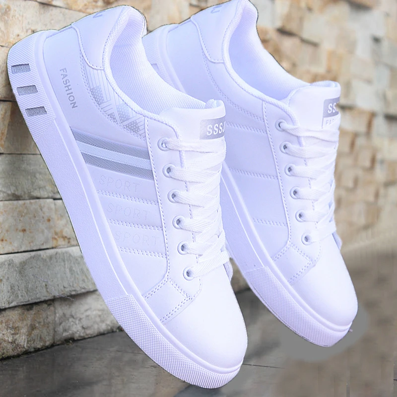 Casual shoes lightweight breathable spring men shoes flat sneakers men white zapatillas thumb200