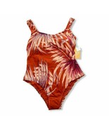 Kona Sol Plus Size Women&#39;s Twist Back One Piece Swimsuit Multicolor 14-2... - £15.67 GBP
