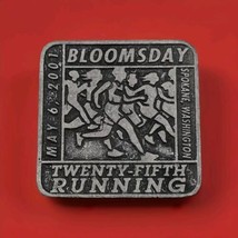 Bloomsday 2001 Spokane Washington 25th Running Vintage Pin Pewter - $8.37