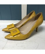 Carlo Pazolini Pointy Toe Shoes High Heel Leather Yellow Heel Women’s 36... - £19.46 GBP