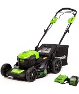 Greenworks 40V Brushless Self-Propelled Lawn Mower, 21-Inch Electric Mower, - £458.12 GBP