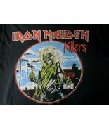 Vtg 80s Iron Maiden Killers Shirt Medium Heavy Metal Band  - £474.81 GBP