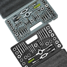 VEVOR Tap and Die Set, 80-Piece Metric and SAE Standard, with Storage Case - $41.90