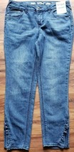 Cat &amp; Jack Brand ~ Girl&#39;s Size 14 ~ Medium Wash Blue Jeans ~ Pleated Hem - $30.00